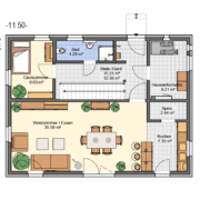 mainHAUS - Häuser: Individualhaus Grundriss EG