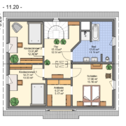 mainHAUS - Häuser: Jungfamilienwohnhaus Grundriss OG