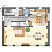 mainHAUS - Häuser: Stadthaus Grundriss EG