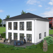 mainHAUS - Häuser: Stadtvilla 3D-Ansicht