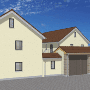 mainHAUS Projekt - Neubauwohnungen in Großbardorf - 3D-Ansicht