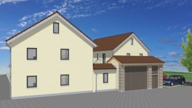 mainHAUS Projekt - Neubauwohnungen in Großbardorf - 3D-Ansicht
