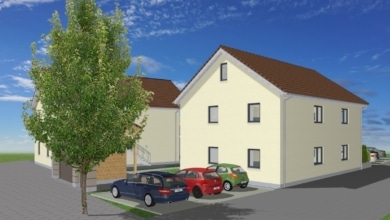 mainHAUS Projekt - Neubauwohnungen in Großbardorf - 3D-Ansicht