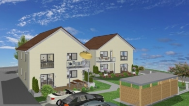 mainHAUS Projekt - Neubauwohnungen in Großbardorf - 3D-Ansicht