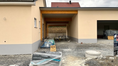 mainHAUS - Bungalow mit Garage in Rothhausen - Außenputz