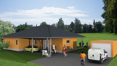 mainHAUS - Bungalow Schondra OT Singenrain - 3D-Ansicht