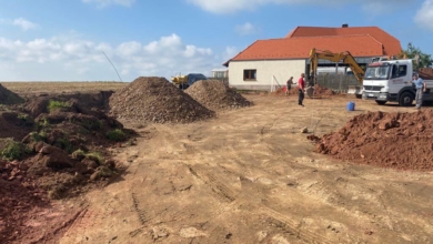 mainHAUS - Bungalow Schondra OT Singenrain - Erdarbeiten