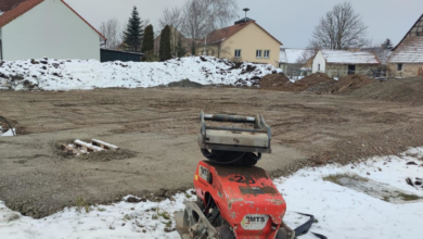 Bungalow mit Satteldach, Oberschwarzach: Erdarbeiten