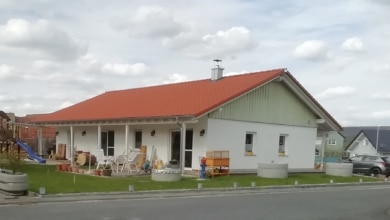 Bungalow mit Satteldach, Oberschwarzach