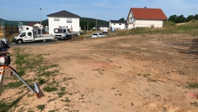 mainHAUS - Bungalow mit Eingangsüberdachung in Steinach - Erdarbeiten