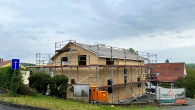 mainHAUS - Individualhaus mit Garage in Rothhausen - Hausmontage