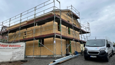 mainHAUS - Individualhaus mit Garage in Rothhausen - Hausmontage