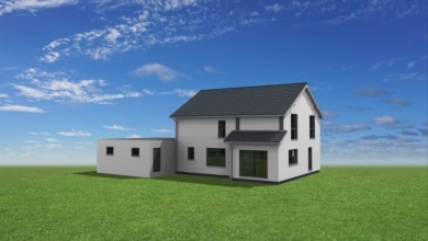 mainHAUS - Individualhaus (Sonderentwurf) in Stadtlauringen - 3D-Ansicht
