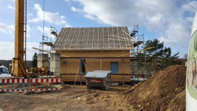 mainHAUS - Jungfamilienhaus Schonungen - Hausmontage