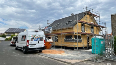 mainHAUS - Jungfamilienhaus Triefenstein - Hausmontage