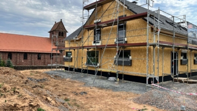 mainHAUS - Jungfamilienhaus Triefenstein - Hausmontage