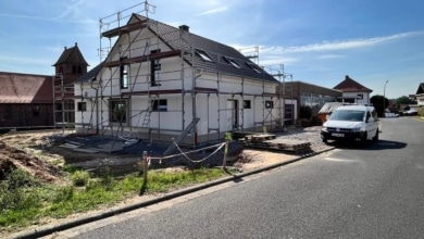 mainHAUS - Jungfamilienhaus Triefenstein - Hausmontage