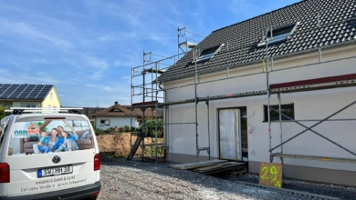 mainHAUS - Jungfamilienhaus Triefenstein - Hausmontage