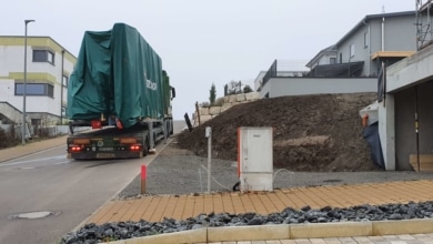 mainHAUS - Stadthaus Stadtlauringen - Hausmontage