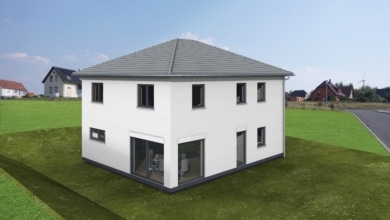 mainHAUS - Stadtvilla in Biebelried AH - 3D-Ansicht