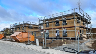 mainHAUS - Stadtvilla in Biebelried Ausbauhaus - Hausmontage