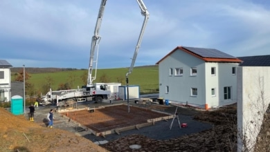 mainHAUS - Stadtvilla (HWF & SF) in Rimpar - Bodenplatte