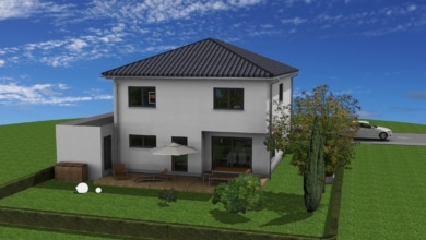 mainHAUS - Stadtvilla (HWF & SF) in Rimpar - 3D-Ansicht