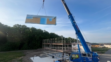 mainHAUS - Stadtvilla (HWF) in Stadtlauringen - Hausmontage