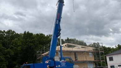 mainHAUS - Stadtvilla (HWF) in Stadtlauringen - Hausmontage