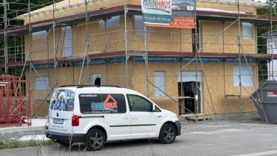mainHAUS - Stadtvilla (HWF) in Stadtlauringen - Hausmontage