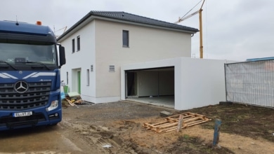 mainHAUS - Stadtvilla Poppenhausen Garagenanlieferung